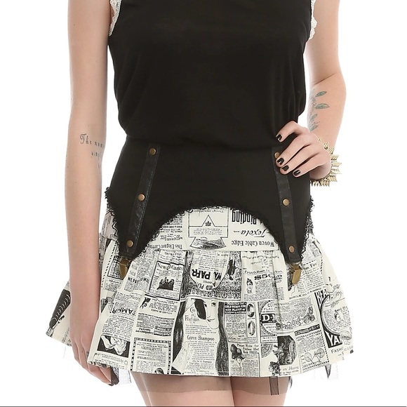 Lip Service Dresses & Skirts - RARE Lip Service Step in Time Steampunk Miniskirt